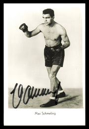 Max Schmeling Autographed 3.5x5.5 Photo SKU #240759