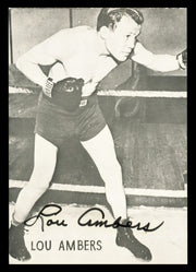 Lou Ambers Autographed 3.5x5 Photo SKU #240764