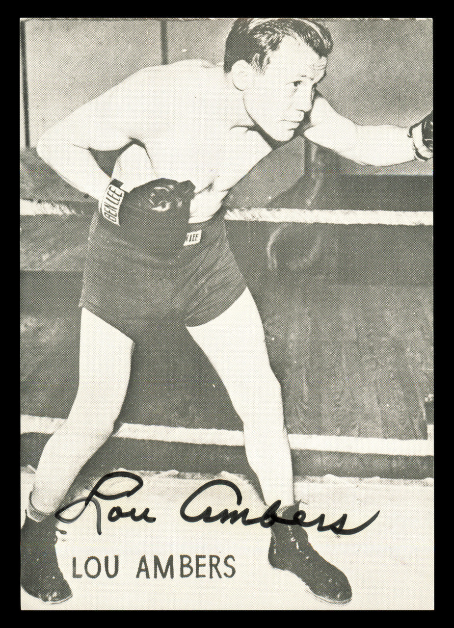 Lou Ambers Autographed 3.5x5 Photo SKU #240764