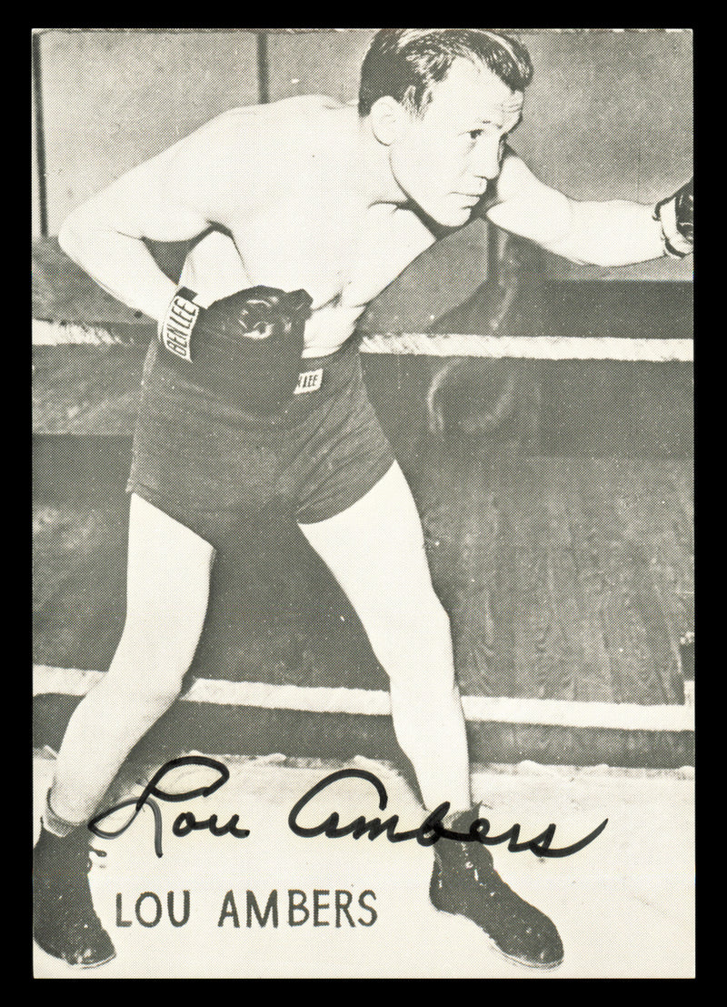 Lou Ambers Autographed 3.5x5 Photo SKU #240764