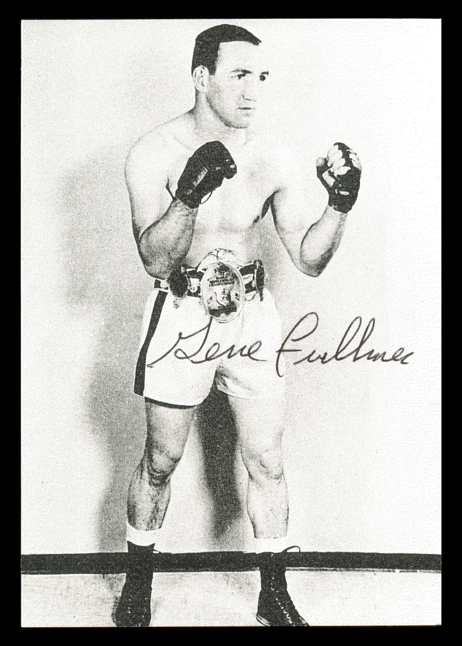 Gene Fullmer Autographed 3.5x5 Photo SKU #240766