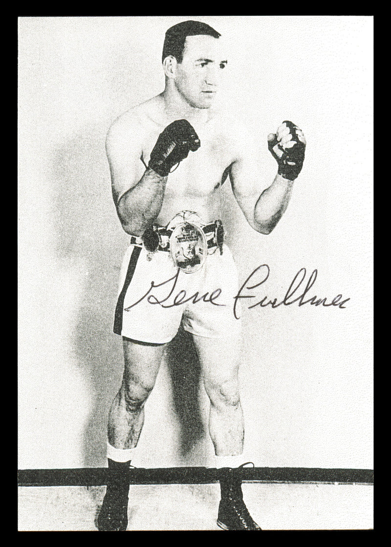 Gene Fullmer Autographed 3.5x5 Photo SKU #240766