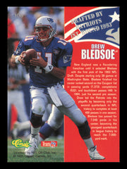 Drew Bledsoe Autographed 1995 Classic Printers Proof Card #106 New England Patriots SKU #240778