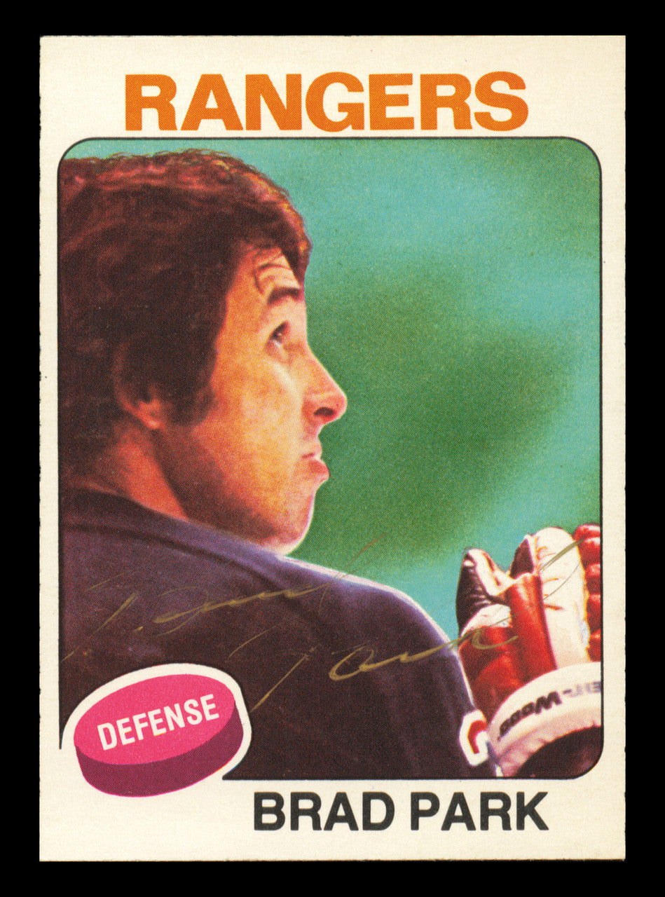 Brad Park Autographed 1975-76 O Pee Chee Card #260 New York Rangers SKU #240895