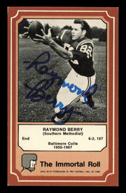 Raymond Berry Autographed 1975 Fleer Card #66 Baltimore Colts SKU #240917