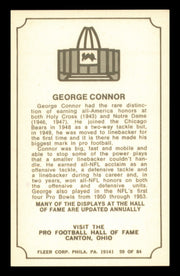 George Connor Autographed 1975 Fleer Card #59 Chicago Bears SKU #240960
