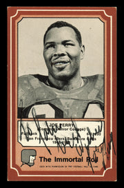 Joe Perry Autographed 1975 Fleer Card #39 San Francisco 49ers "To John" SKU #240965