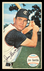 Jim Gentile Autographed 1964 Topps Giants Card #15 Kansas City A's SKU #241000