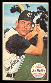 Jim Gentile Autographed 1964 Topps Giants Card #15 Kansas City A's SKU #241002
