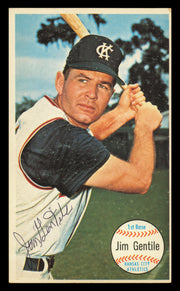 Jim Gentile Autographed 1964 Topps Giants Card #15 Kansas City A's SKU #241003