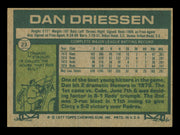 Dan Driessen Autographed 1977 Topps Card #23 Card Cincinnati Reds SKU #241045