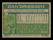 Dan Driessen Autographed 1977 Topps Card #23 Card Cincinnati Reds SKU #241047