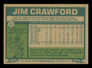 Jim Crawford Autographed 1977 Topps Card #69 Card Detroit Tigers SKU #241053