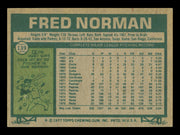 Fred Norman Autographed 1977 Topps Card #139 Card Cincinnati Reds SKU #241061