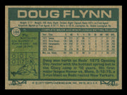 Doug Flynn Autographed 1977 Topps Card #186 Card Cincinnati Reds SKU #241074