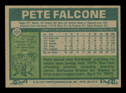 Pete Falcone Autographed 1977 Topps Card #205 Card St. Louis Cardinals SKU #241092