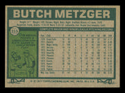 Bruce Metzger Autographed 1977 Topps Card #215 Card San Diego Padres SKU #241099