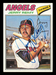 Jerry Remy Autographed 1977 Topps Card #342 Card California Angels SKU #241110
