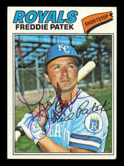 Fred "Freddie" Patek Autographed 1977 Topps Card #422 Card Kansas City Royals SKU #241132