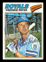 Fred "Freddie" Patek Autographed 1977 Topps Card #422 Card Kansas City Royals SKU #241133