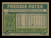 Fred "Freddie" Patek Autographed 1977 Topps Card #422 Card Kansas City Royals SKU #241133