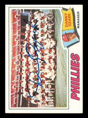 Danny Ozark Autographed 1977 Topps Card #467 Card Philadelphia Phillies SKU #241138
