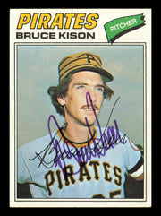 Bruce Kison Autographed 1977 Topps Card #563 Card Pittsburgh Pirates SKU #241146