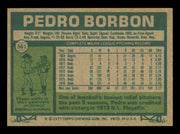 Pedro Borbon Autographed 1977 Topps Card #581 Card Cincinnati Reds SKU #241149