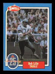 Bob Lilly Autographed 1988 Swell Card #70 Dallas Cowboys SKU #241171