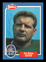 Jim Ringo Autographed 1988 Swell Card #103 Card Green Bay Packers SKU #241175