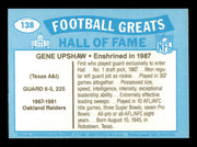 Gene Upshaw Autographed 1988 Swell Card #138 Card Dallas Cowboys SKU #241178