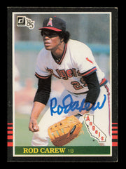 Rod Carew Autographed 1985 Donruss Card #85 Card California Angels SKU #241200