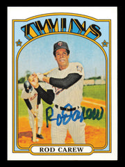 Rod Carew Autographed 2011 Topps 60 Years of Topps Card #60YOT-21 Card Minnesota Twins SKU #241214