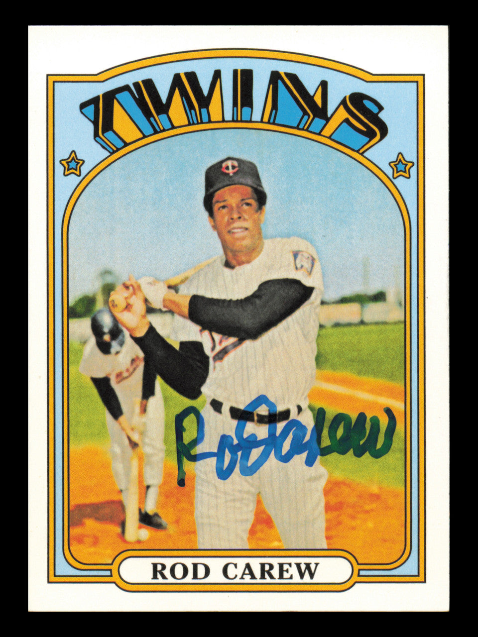 Rod Carew Autographed 2011 Topps 60 Years of Topps Card #60YOT-21 Card Minnesota Twins SKU #241214