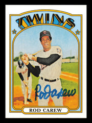 Rod Carew Autographed 2011 Topps 60 Years of Topps Card #60YOT-21 Card Minnesota Twins SKU #241215