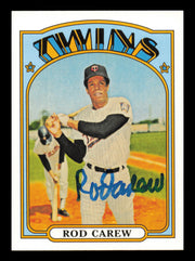 Rod Carew Autographed 2011 Topps 60 Years of Topps Card #60YOT-21 Card Minnesota Twins SKU #241216