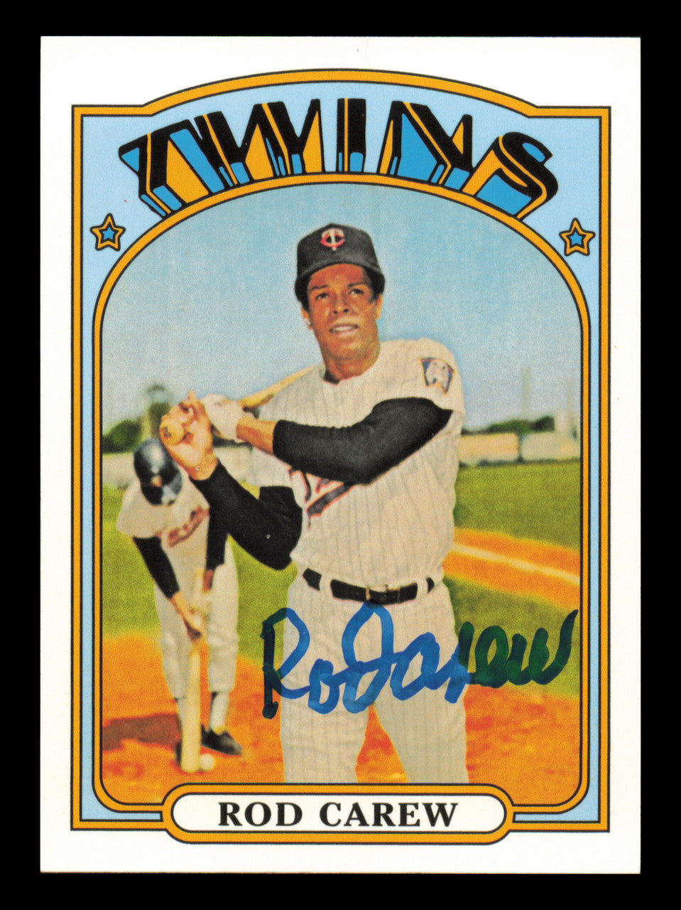 Rod Carew Autographed 2011 Topps 60 Years of Topps Card #60YOT-21 Card Minnesota Twins SKU #241217