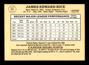 Jim Rice Autographed 1985 Donruss Card #50 Card Boston Red Sox SKU #241256