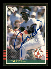 Jim Rice Autographed 1985 Donruss Card #50 Card Boston Red Sox SKU #241259