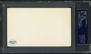 Joe Agler Autographed 3x5 Index Card Washington Senators PSA/DNA #83860250