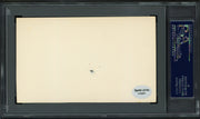 Albert Earl "Jerry" Akers Autographed 3x5 Index Card Washington Senators "Wishing you good luck" PSA/DNA #83860266