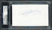 Neil Armstrong (HOCKEY) Autographed 3x5 Index Card NHL Referee PSA/DNA #83721301
