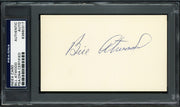 Bill Atwood Autographed 3x5 Index Card Philadelphia Phillies PSA/DNA #83860317