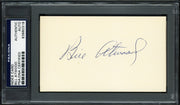 Bill Atwood Autographed 3x5 Index Card Philadelphia Phillies PSA/DNA #83860318