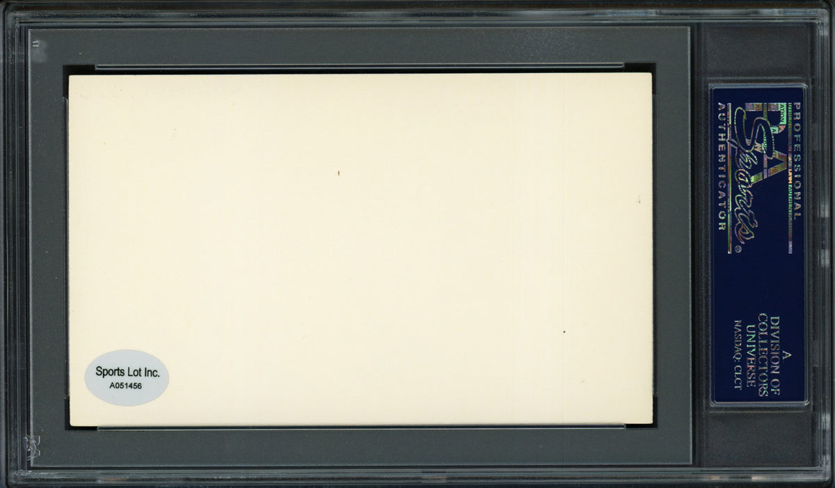 Bill Atwood Autographed 3x5 Index Card Philadelphia Phillies PSA/DNA #83860318