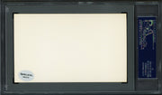 Bill Bagwell Autographed 3x5 Index Card Boston Braves, Philadelphia A's PSA/DNA #83860345