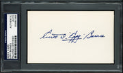 Everett Eppy Barnes Autographed 3x5 Index Card Pittsburgh Pirates PSA/DNA #83860368