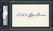 Everett Eppy Barnes Autographed 3x5 Index Card Pittsburgh Pirates PSA/DNA #83860369