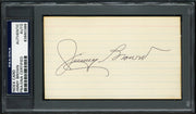 Jimmy Brown Autographed 3x5 Index Card St. Louis Cardinals PSA/DNA #83860386