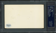 Irving Jack Burns Autographed 3x5 Index Card St. Louis Browns, Detroit Tigers "Best Wishes" PSA/DNA #83862122